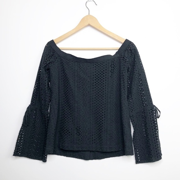 LIKELY black Bayard Allington off the shoulder blouse - Picture 9 of 12